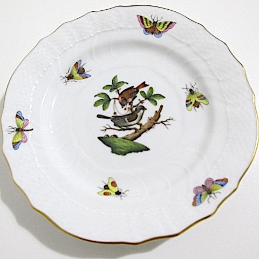 VTG Herend Porcelain Bread&Butter Plate, Motif 4